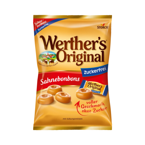 Werther's Original Sahnebonbons Zuckerfrei 70g