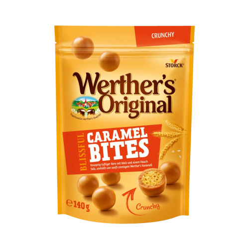 Werther's Original Caramel Bites Crunchy 140g